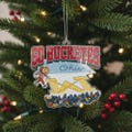 Brutus Ohio State Snow Ornament, Ohio vs Michigan Rivalry Acrylic Ornament, Funny Game Day Gift, Buckeye Fan Gift product logo