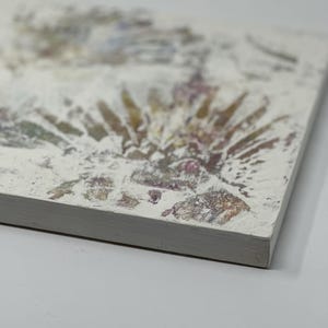 Original Abstract Mixed Media Painting - Textured Art on Wood Board