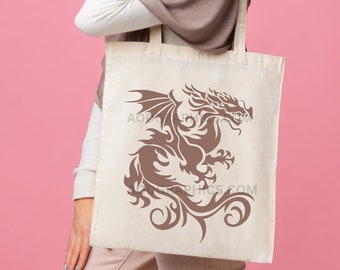 Intricate Dragon SVG Download