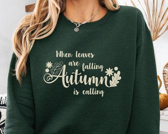 Herbst Sweatshirt, Damen Herbst Pullover, Herbst Sweatshirt, Herbst Geschenk, Damen Herbst Sweatshirt, Herbst Saison Pullover, Herbst Geschenk für Frauen