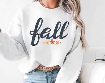 Sudadera de otoño, suéter de otoño para mujer, sudadera de otoño, temporada de otoño, suéter de otoño, vibraciones de otoño, regalo para mujer, regalo de otoño, temporada de otoño