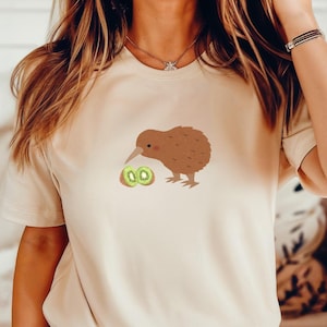 Kiwi Bird Shirt, Cute Kiwi Shirt, Bird Lover, Animal Shirt Gift, Funny Animal Shirt, Cute Bird Shirt, Adult Kiwi Shirt, Womens Summer Shirt