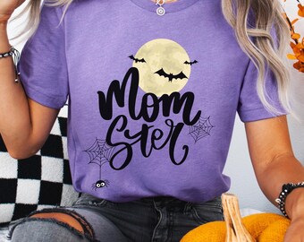 Momster Halloween Shirt, Cute Halloween Mom Shirt, Womens Halloween Shirt, Halloween Momster, Spooky Mom Shirt, Halloween Mom Shirt