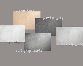 Plaster Wall Digital Photo Download, Five Distressed Grungy Texture Abstract Background Mock Up Stock Images, Grey and Terracotta