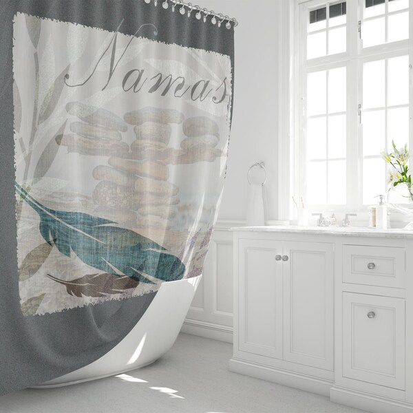Zen Shower Curtain Etsy