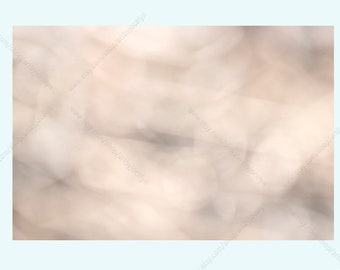 Soft Cream White Bokeh Digital Stock Photo Download, Natural Abstract Blurred Circle Neutral Colors Image, Wedding Theme Background