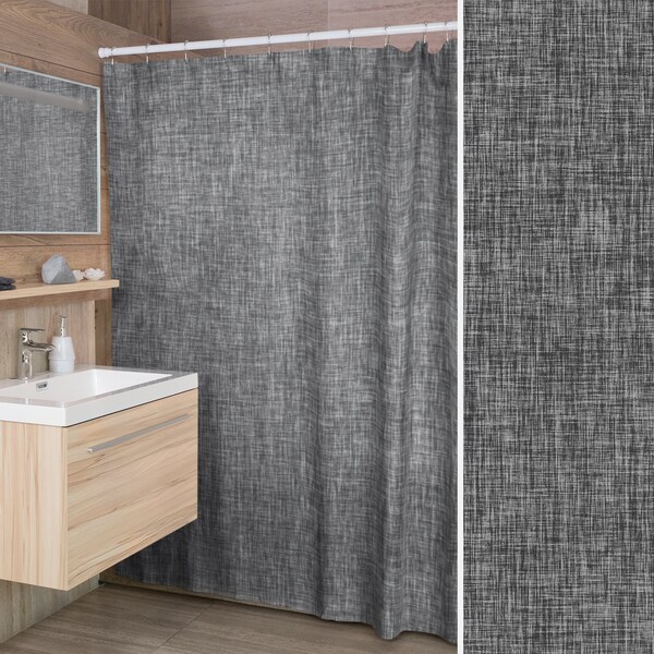 Grey Shower Curtain Etsy