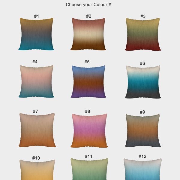 Ombre Pillow Cover Etsy