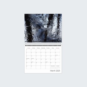 Photography Calendar 2025 Reflections in Water, Wall Hanging Monthly Date Reminder, Christmas Gift for Parents or Friend image 5