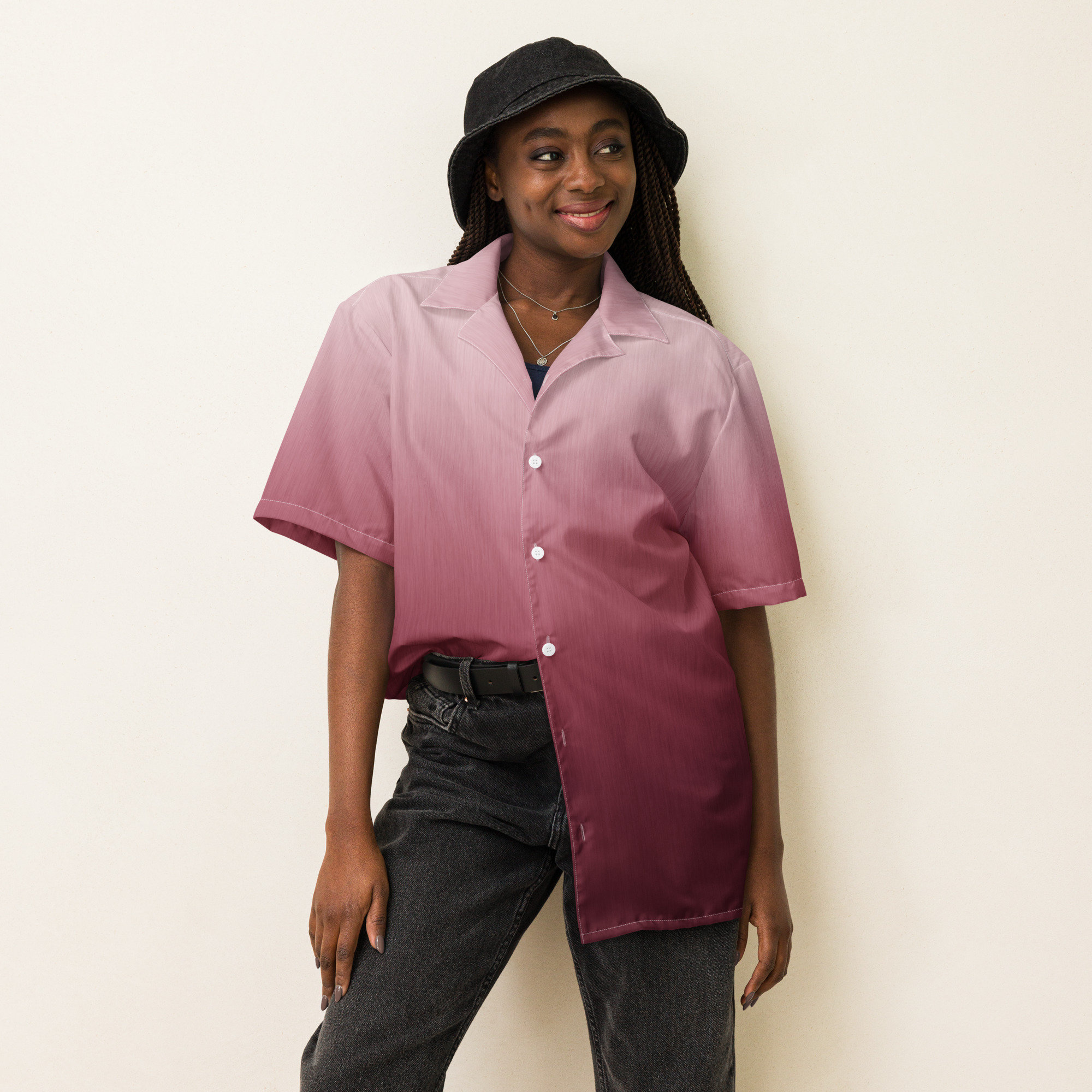 cranberry dress shirt Grandi and Rubinelli Cranberry Gingham Shirt