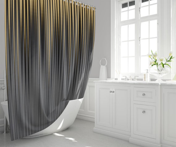 pleated shower curtain