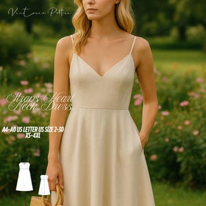 Sweetheart Neck Dress Sewing Pattern: Full Circle Gown (XS-4XL) (Digital Download)