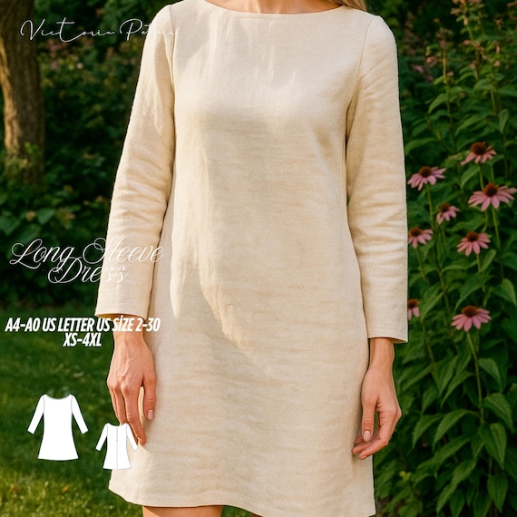 simple linen dress patterns Sew This Dress From Two Large Rectangles