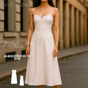 sachin and babi light blue dress White Simple Spaghetti Strap Dress