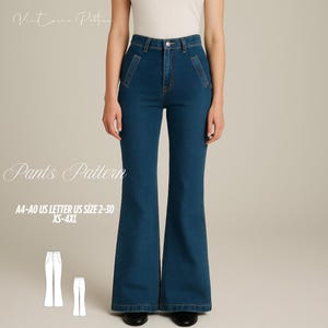 Linen 70s Pants - Etsy