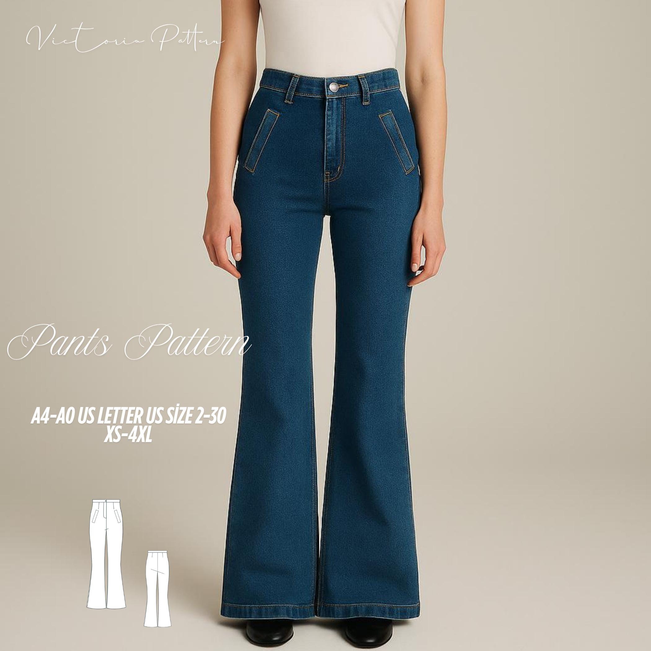 Linen 70s Pants - Etsy