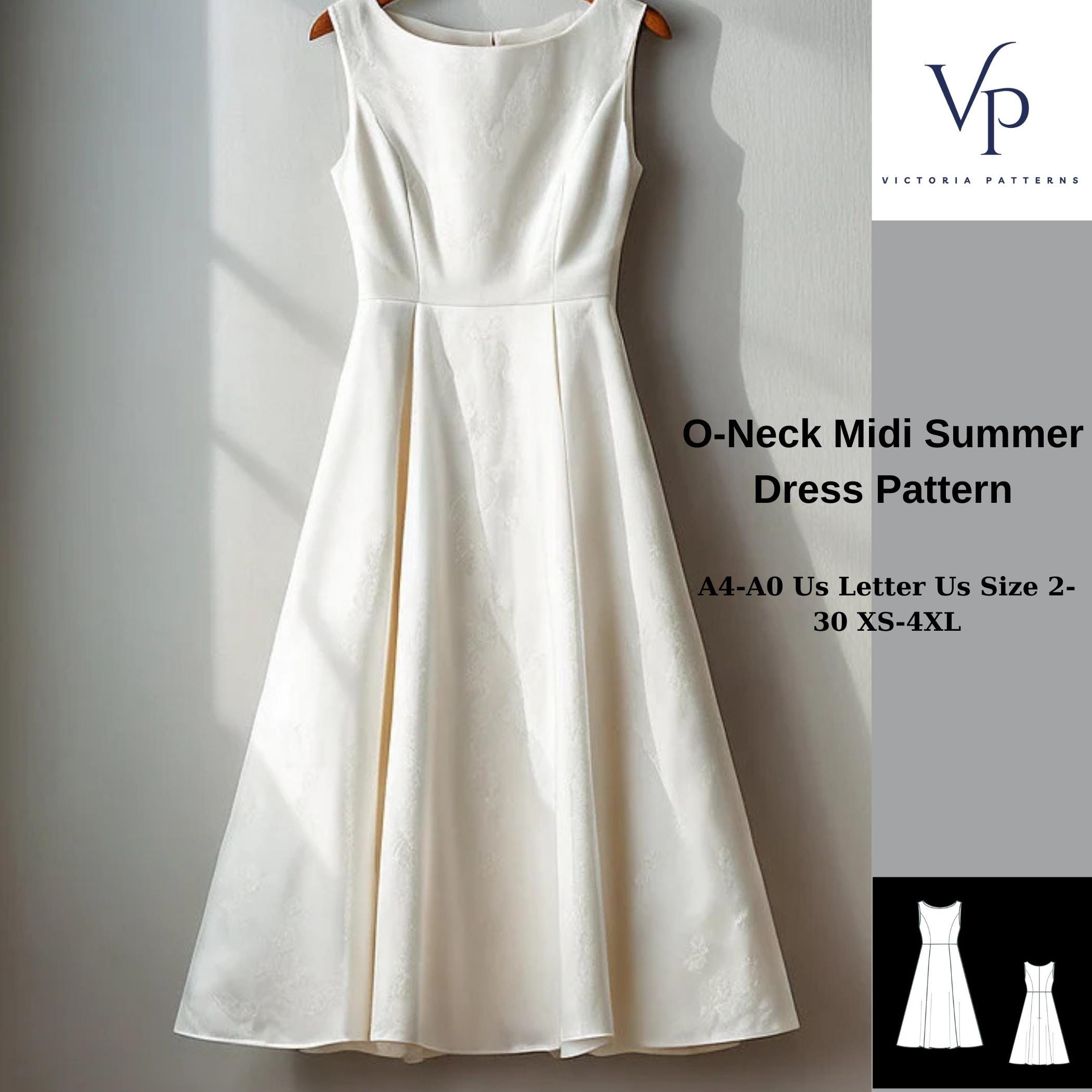 O neck dress sales