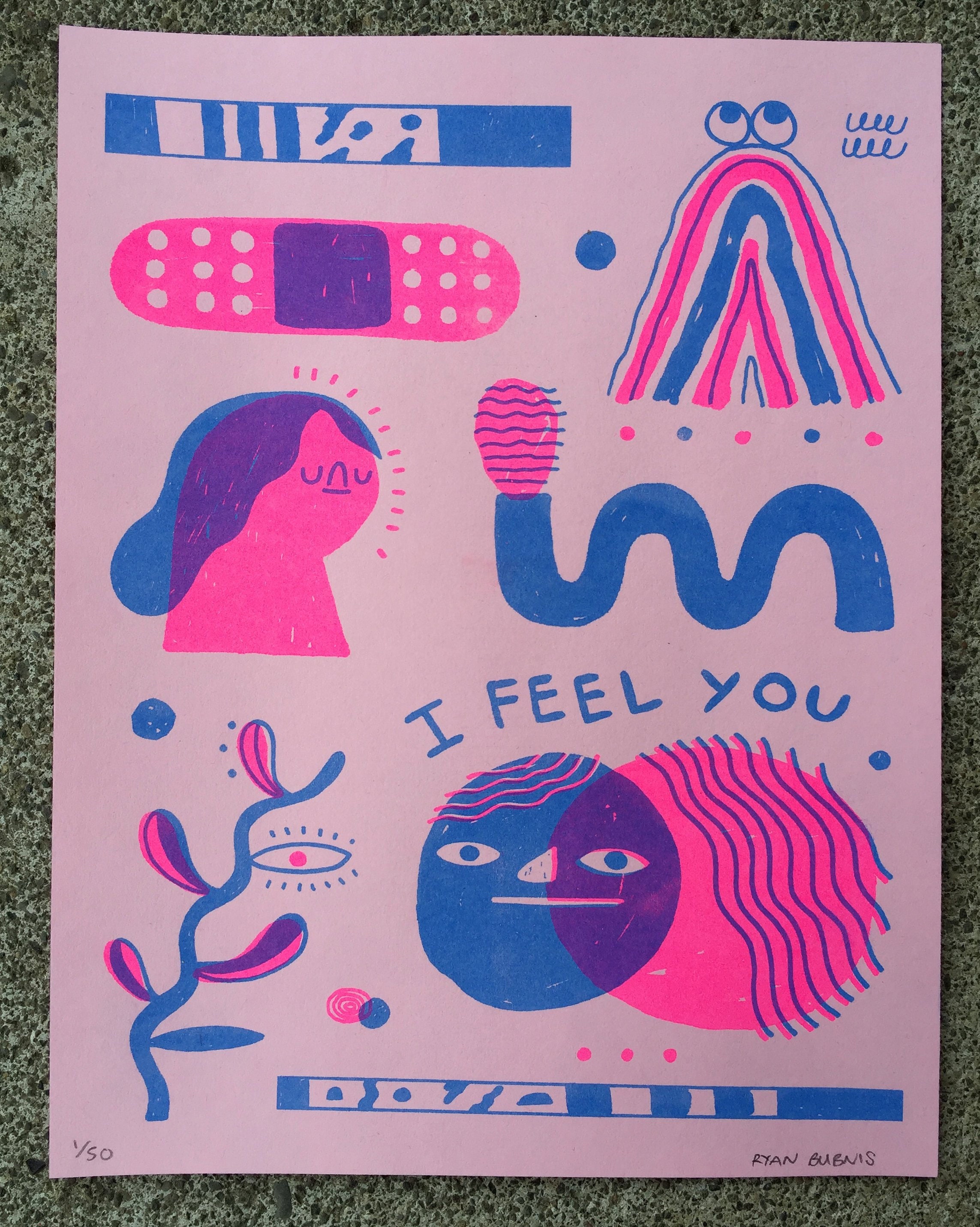 イデタツヒロ　TIDE RISOGRAPH for Charity TIDE (aka Tatsuhiro Ide) 