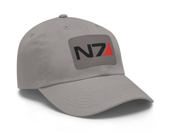 N7 Program Dad Hat with Leather Patch , N7 Mass Effect
