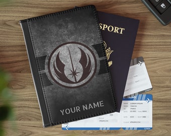 Custom Jedi Order Passport Cover, Jedi Passport Holder , Geek Gift,