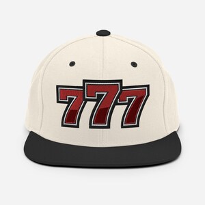 Boné Snapback Casino Las Vegas 777 - Boné de jogo