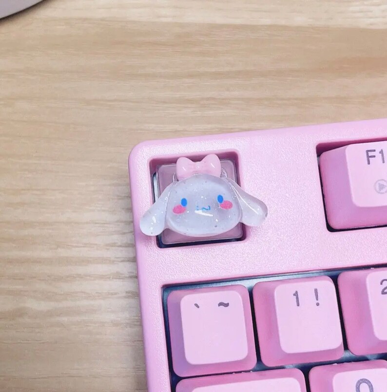 Sanrio Anime Cartoon Translucent Cute Keycap for Cherry MX Switch Game ...