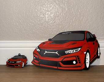 Custom 3D Printed Car Model Keychain | Personalized Vehicle Desk Display