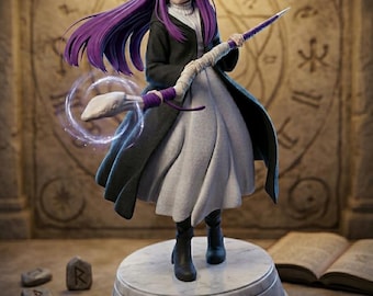 Fern Figure – Frieren Beyond Journey’s End | 3D Printed Anime Statue | Multi Color AMS Print | No Painting Needed | Custom Size Collectible