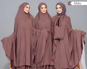 Rayon Janger Prayer Outfit: Versatile Modest Islamic Garment with Free Bag
