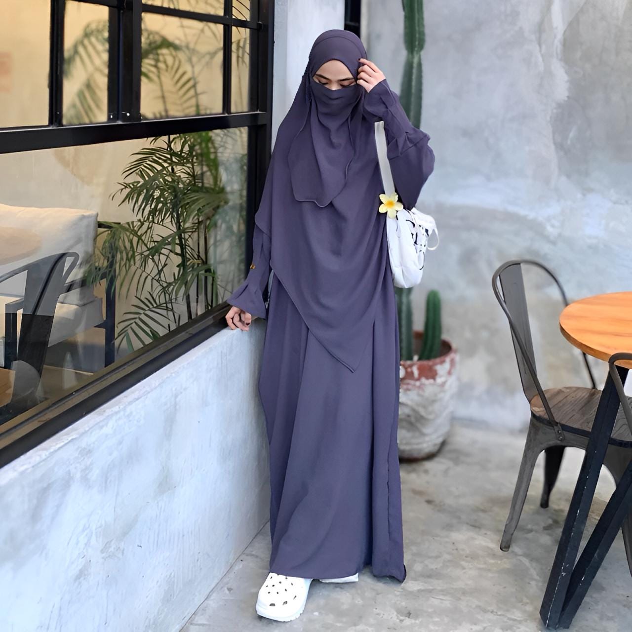 Linen Prayer Dress Khimar - Etsy