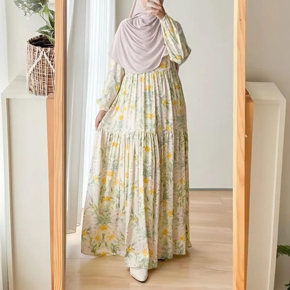 modest floral maxi dresses Modest dress , vacation, wedding , spring women maxi dresses ,beach party