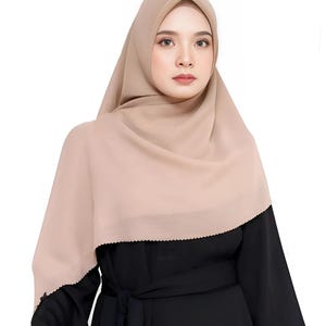 Luxury Hijab Square Laser Cut | Arabian Voal Scarf Muslim Women | Modest Islamic Headwear | Eid Ramadan Gift