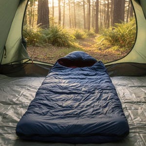 Polar Fleece Sleeping Bag | Warm Compact Camping Bag