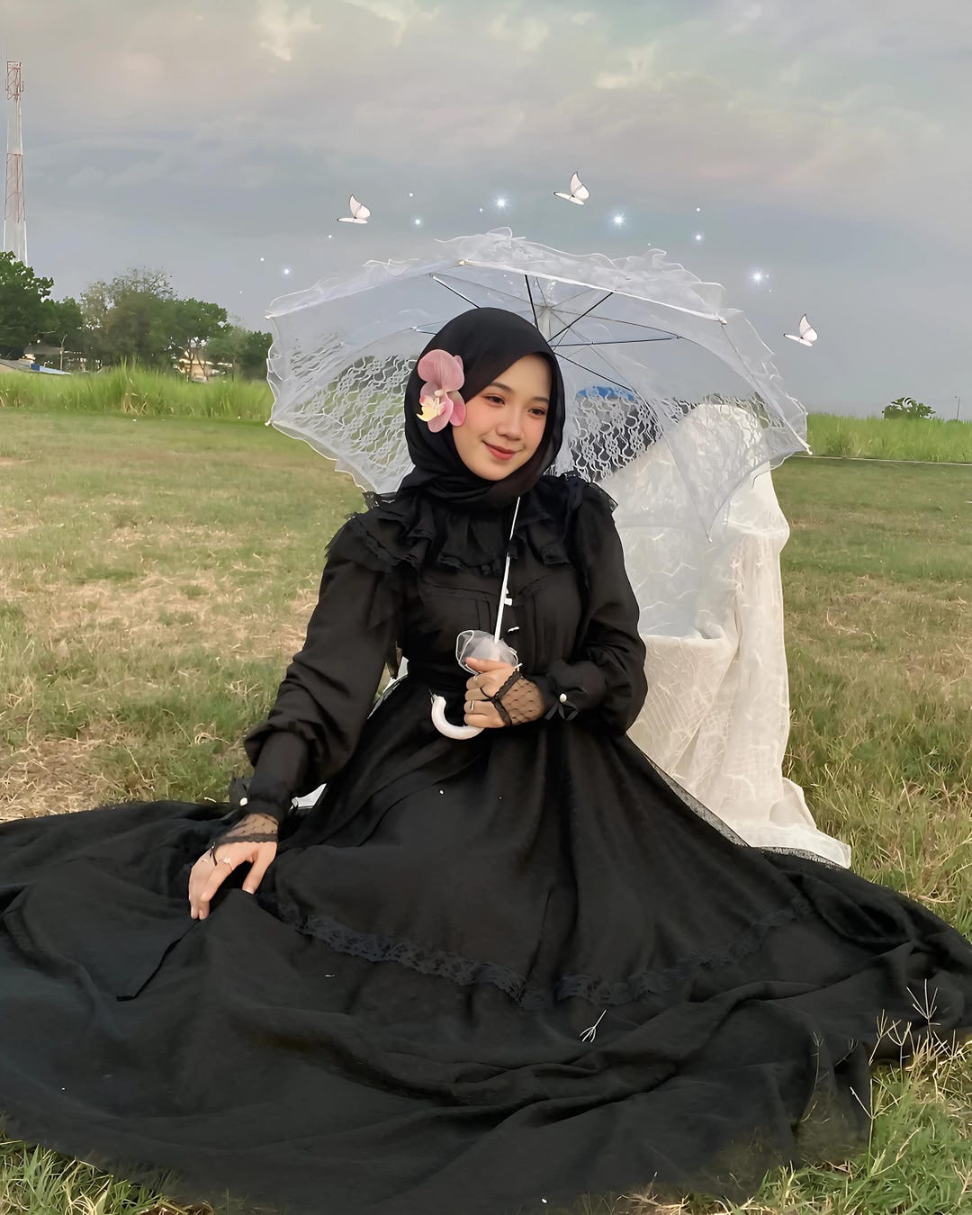 ★GANISONG★ Bridal Audrey Lady Dress_black Designer fashion, Seoul-fully created | W Concept