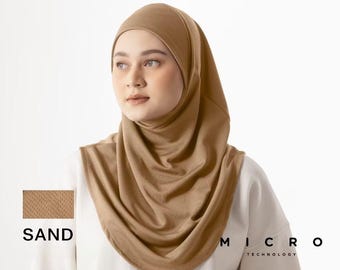 Sport Hijab for Muslim Women: MicroTechnology Activewear Headscarf