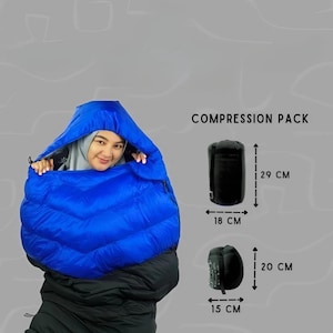 Ultralight Outdoor Sleeping Bag | Warm Water-Repellent Camping Bag