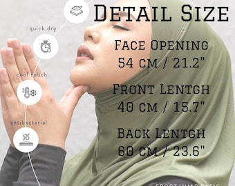 AeroCool Sport Hijab | Lightweight Quick Dry Workout Headscarf