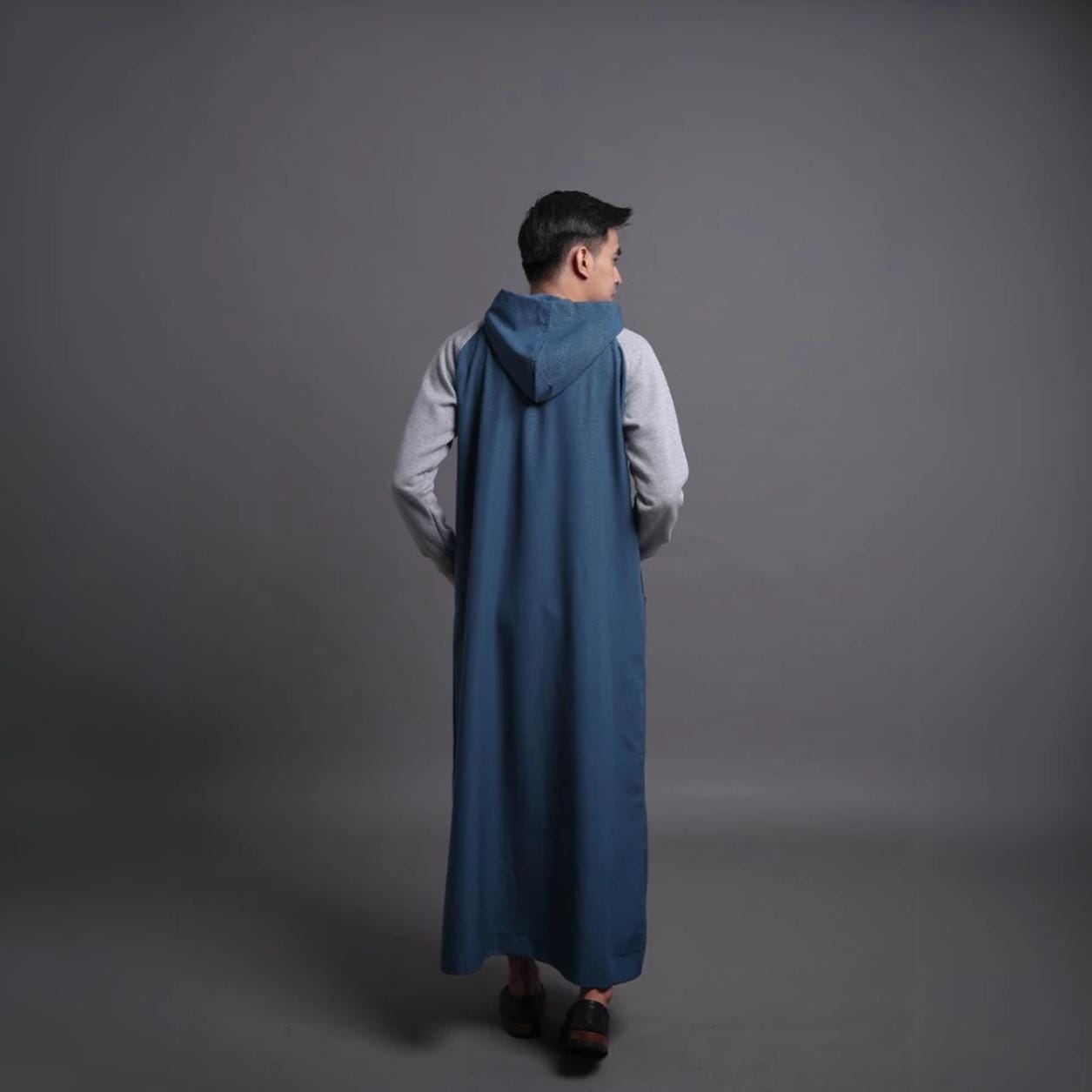 Men's Zenica Emboss Thobe Hoodie – Islamic Robe, Khaleed Apparel