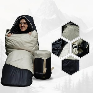 Lightweight Outdoor Sleeping Bag | Warm Camping Travel Bag