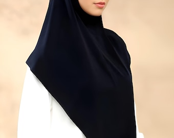 Jersey Hijab Set – Malay Style, Breathable & Soft