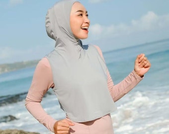 Lightweight Lycra Sport Hijab – Breathable Activewear, Modest Swim