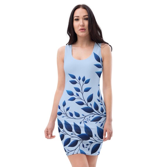 prussian blue color dress Dark prussian blue