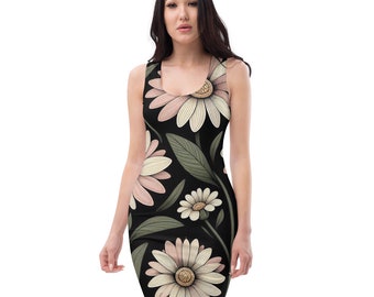daisy bodycon dress French Connection Navy and Red Striped Bodycon Dress