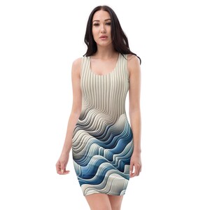 Vertical Lines Dress - Etsy