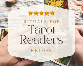 Tarot Workbook, tarot journal, new tarot reader, rituals for tarot readers, tarot journal pdf, meditation journal, tarot spread pdf