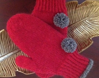 pdf Knitting Pattern Christmas Mittens