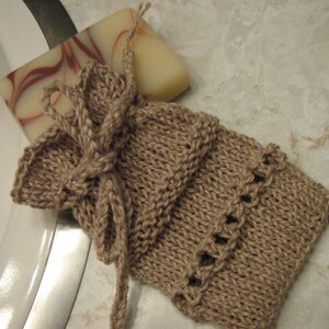 pdf Knitting Pattern Spa Soap Saver Sack image 3