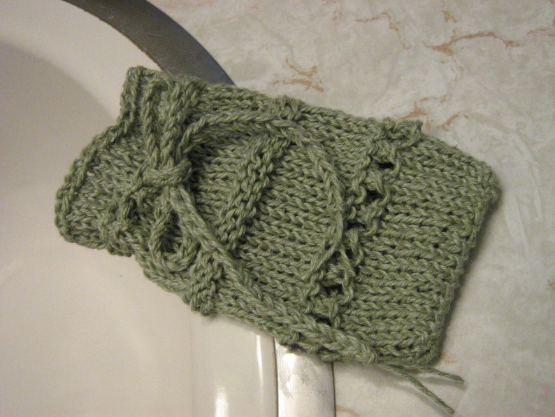 pdf Knitting Pattern Spa Soap Saver Sack image 4