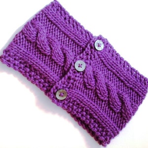 Knit Cable Cowl, neck warmer, knit cowl, wool scarf
