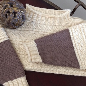 Child&#39;s knit sweater Gansey Guernsey